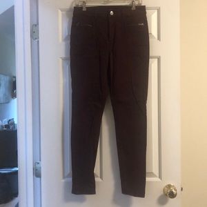 American Eagle skinny maroon jeans 8